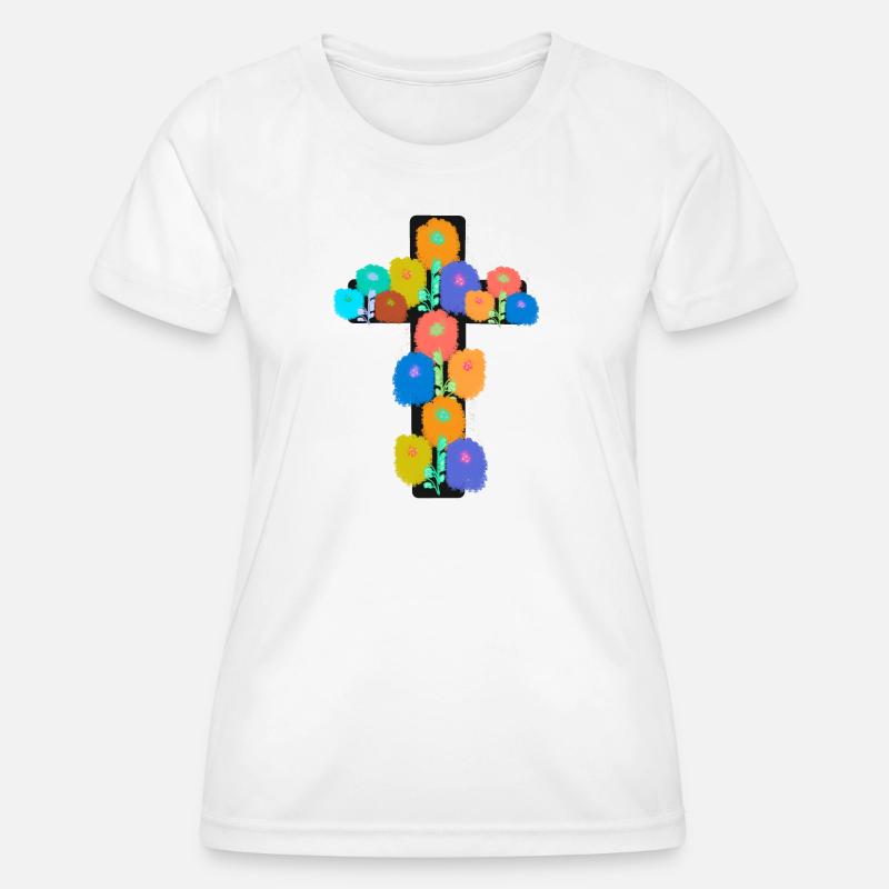 funeral mourning mourning redemption jesus savior - Women's Functional T-Shirt - white