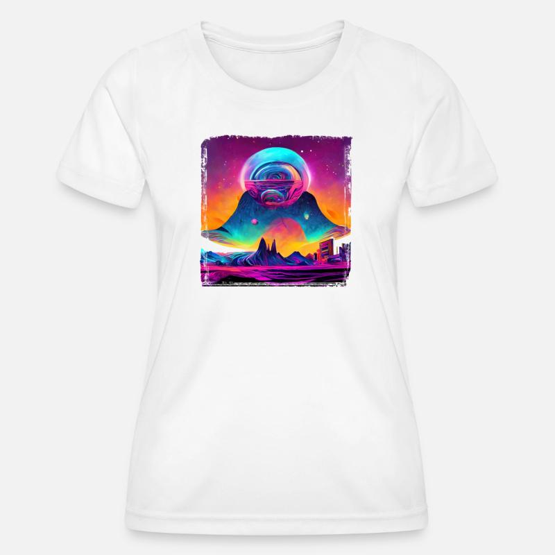 Space fantasy - Women's Functional T-Shirt - white