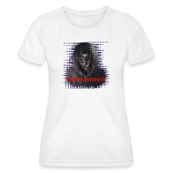 Ego sum spectans te-Ich sehe dich an - Frauen Funktions-T-Shirt - Weiß - Vorne - AI Model Female 172 dark (172cm)