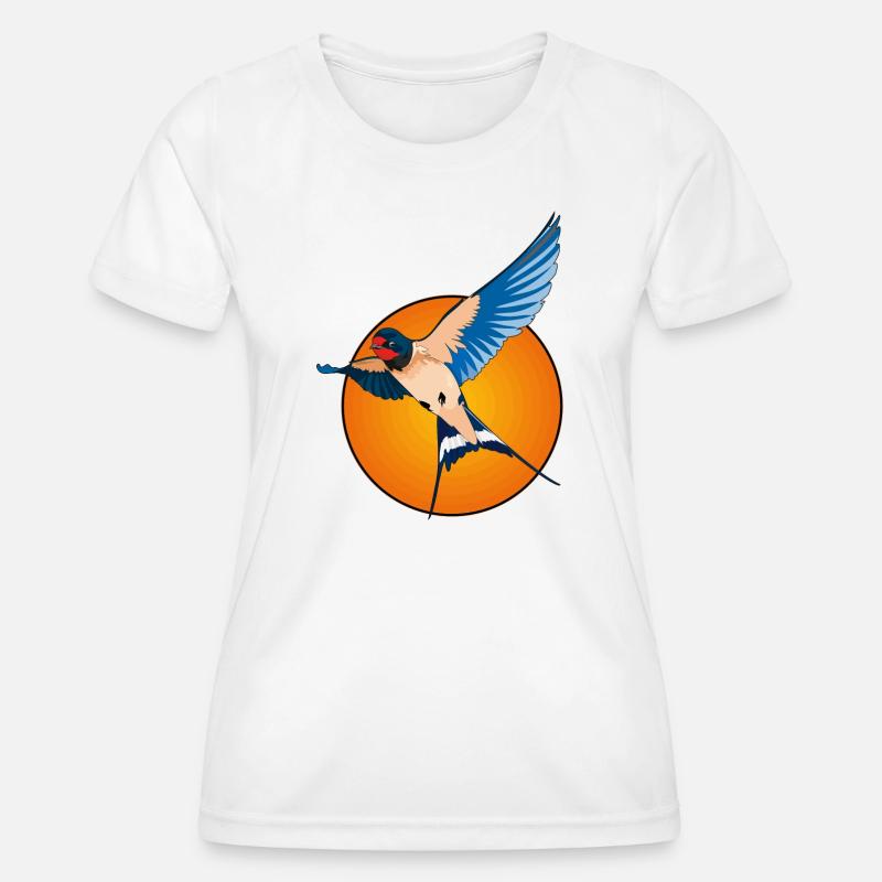Swallows 2 - Women's Functional T-Shirt - white