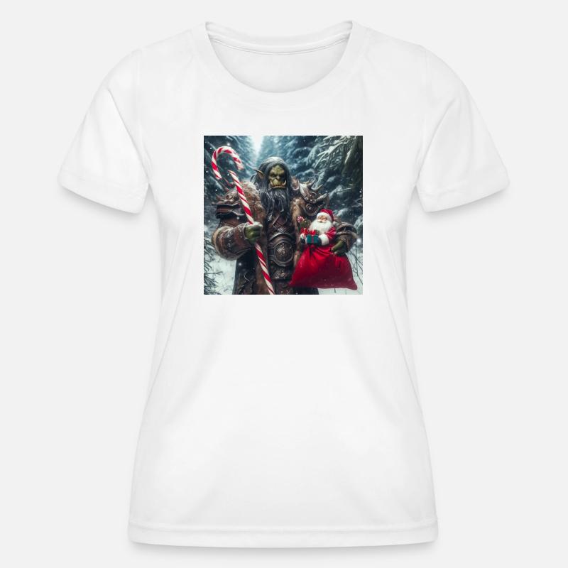 Orc Christmas 2 - Women's Functional T-Shirt - white