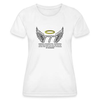 Saints 777 Angel Wings - Women's Functional T-Shirt - white - Front - AI Model Female 172 dark (172cm)