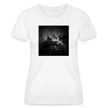 Grenouille Amphibiens Vertébrés Gros Plan Poster - T-shirt sport Femme - blanc - Devant - AI Model Female 172 dark (172cm)