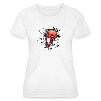 Red Skull - Frauen Funktions-T-Shirt - Weiß - Vorne - AI Model Female 172 dark (172cm)