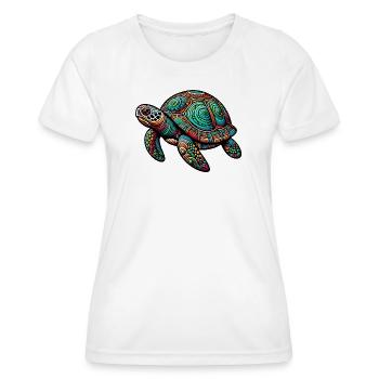 Turtle - Women's Functional T-Shirt - white - Front - AI Model Female 172 dark (172cm)