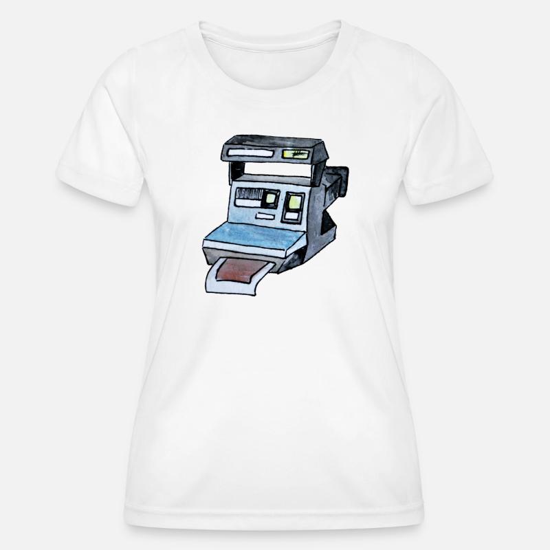 Camera - Women's Functional T-Shirt - white