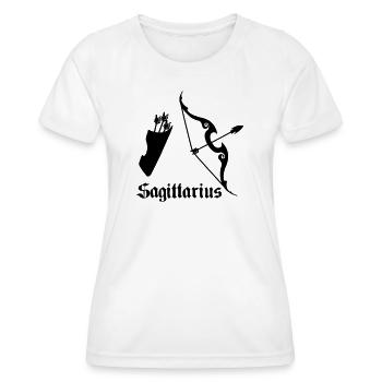 Pfeil und Bogen Schütze Schütze - Frauen Funktions-T-Shirt - Weiß - Vorne - AI Model Female 172 dark (172cm)