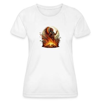 Native American Wisdom - Women's Functional T-Shirt - white - Front - AI Model Female 172 dark (172cm)