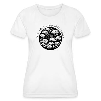 schwarzes Schaf - Frauen Funktions-T-Shirt - Weiß - Vorne - AI Model Female 172 dark (172cm)