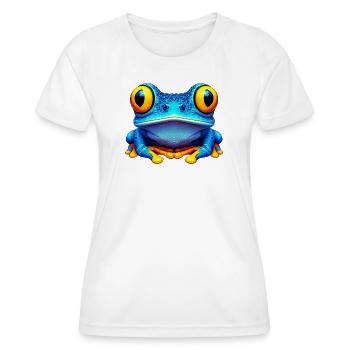 Frog - Women's Functional T-Shirt - white - Front - AI Model Female 172 dark (172cm)