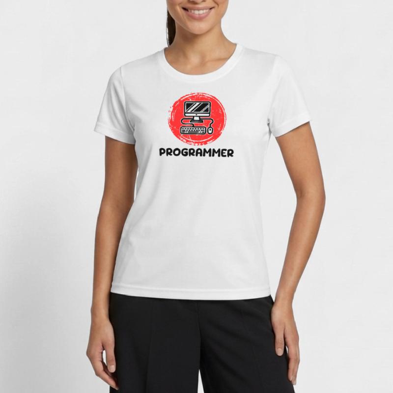 Computer Developer Programmierer Code Skripting Frauen Funktions-T-Shirt