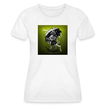 school's out for war - Frauen Funktions-T-Shirt - Weiß - Vorne - AI Model Female 172 dark (172cm)
