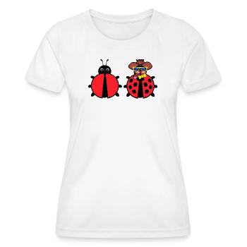 Bugs Debug Developer Bugfixing Programmierer - Frauen Funktions-T-Shirt - Weiß - Vorne - AI Model Female 172 dark (172cm)