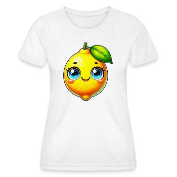 Citron Citrons - T-shirt sport Femme - blanc - Devant - AI Model Female 172 dark (172cm)