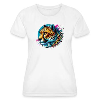 Cheetah - Women's Functional T-Shirt - white - Front - AI Model Female 172 dark (172cm)