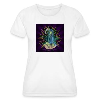 mort - T-shirt sport Femme - blanc - Devant - AI Model Female 172 dark (172cm)