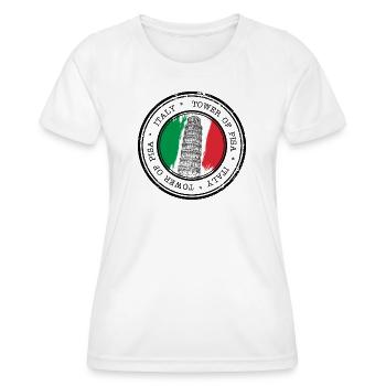 Tower of pisa - Women's Functional T-Shirt - white - Front - AI Model Female 172 dark (172cm)