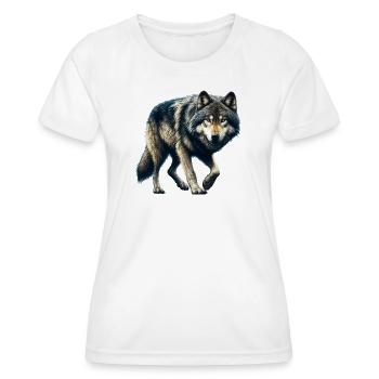 Loup - T-shirt sport Femme - blanc - Devant - AI Model Female 172 dark (172cm)