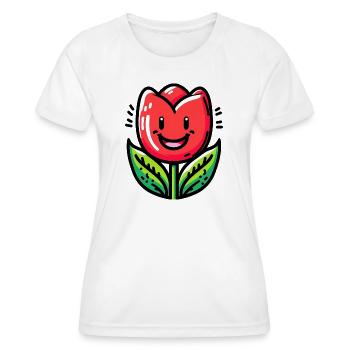 Tulip - Women's Functional T-Shirt - white - Front - AI Model Female 172 dark (172cm)