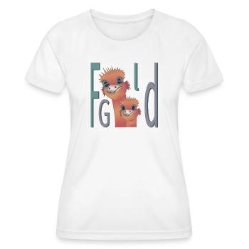 Se sentir bien - T-shirt sport Femme - blanc - Devant - AI Model Female 172 dark (172cm)