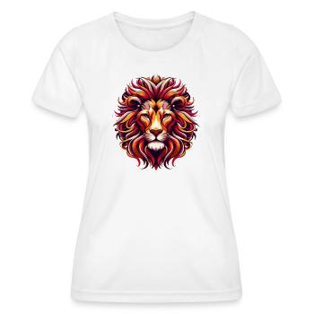 Lion - Women's Functional T-Shirt - white - Front - AI Model Female 172 dark (172cm)