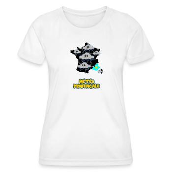 Provençal Weather - Women's Functional T-Shirt - white - Front - AI Model Female 172 dark (172cm)