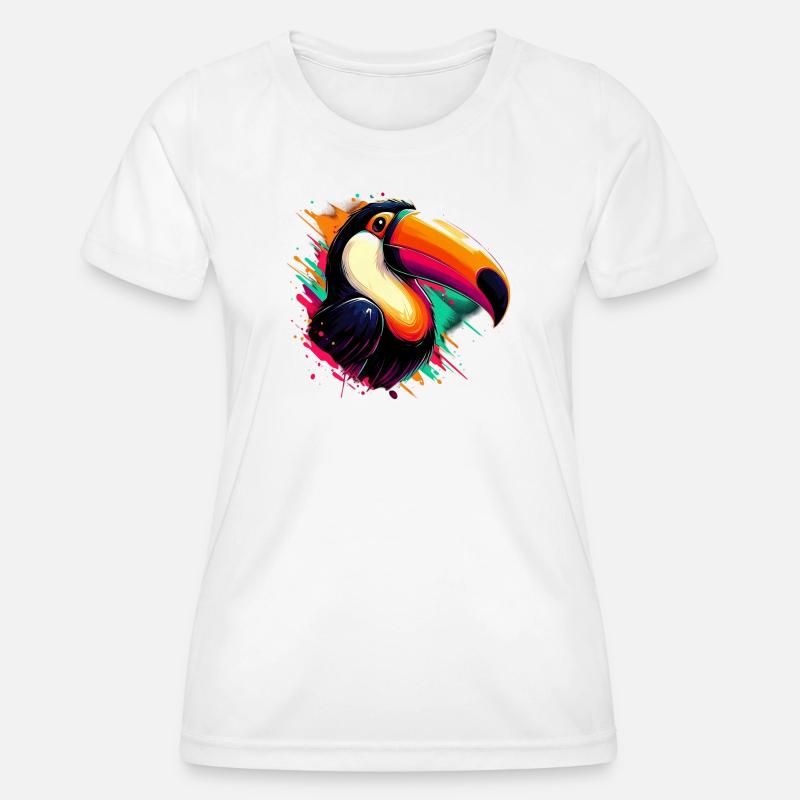 Toucan - Women's Functional T-Shirt - white