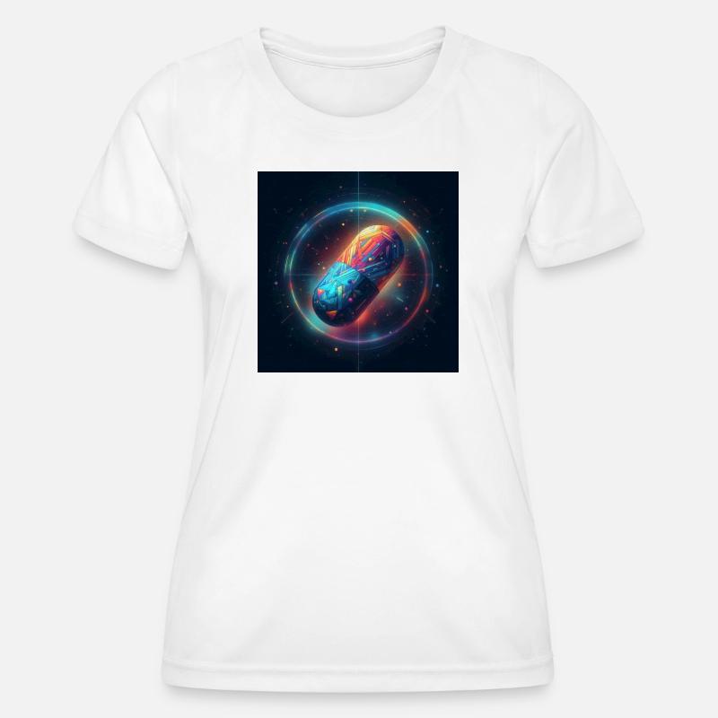Pill 1 - Women's Functional T-Shirt - white