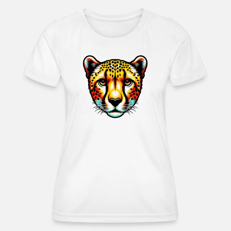 Cheetah - Women's Functional T-Shirt - white