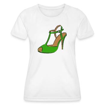 Shoe Women's Shoe - Women's Functional T-Shirt - white - Front - AI Model Female 172 dark (172cm)