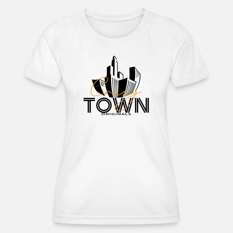 Crazy Town - Women's Functional T-Shirt - white