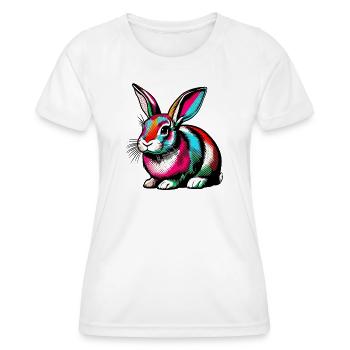 Rabbit - Women's Functional T-Shirt - white - Front - AI Model Female 172 dark (172cm)