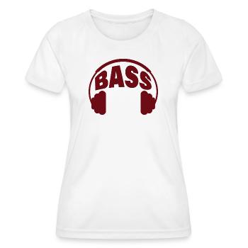 BASS - Frauen Funktions-T-Shirt - Weiß - Vorne - AI Model Female 172 dark (172cm)