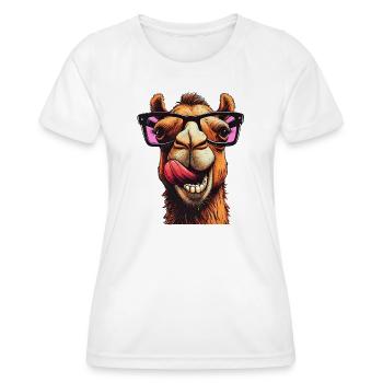 Chameau - T-shirt sport Femme - blanc - Devant - AI Model Female 172 dark (172cm)