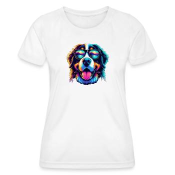 Berner Sennenhund - Frauen Funktions-T-Shirt - Weiß - Vorne - AI Model Female 172 dark (172cm)