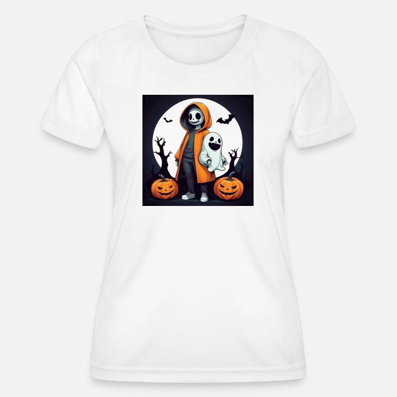 Halloween Ghosts - Women's Functional T-Shirt - white