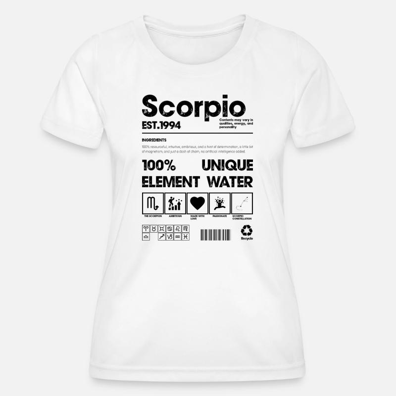 Scorpio 1994 - Women's Functional T-Shirt - white