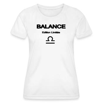 BALANCE SIGNE ASTRO ELEGANT - T-shirt sport Femme - blanc - Devant - AI Model Female 172 dark (172cm)