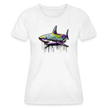 Hai - Frauen Funktions-T-Shirt - Weiß - Vorne - AI Model Female 172 dark (172cm)