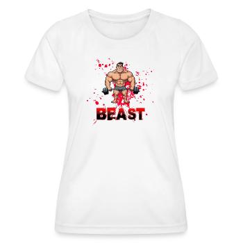 Beast - Women's Functional T-Shirt - white - Front - AI Model Female 172 dark (172cm)