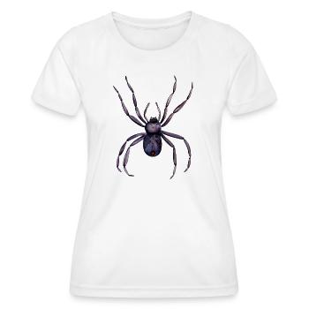 Araignée Veuve Noire Insectes Halloween - T-shirt sport Femme - blanc - Devant - AI Model Female 172 dark (172cm)