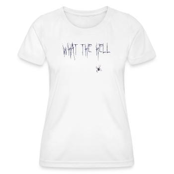 C’est quoi ça - T-shirt sport Femme - blanc - Devant - AI Model Female 172 dark (172cm)