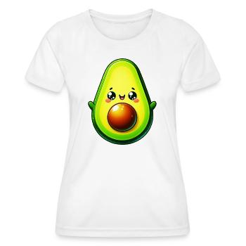 Avocado - Frauen Funktions-T-Shirt - Weiß - Vorne - AI Model Female 172 dark (172cm)