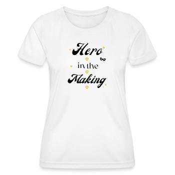 Galaxie Wächter Design - Frauen Funktions-T-Shirt - Weiß - Vorne - AI Model Female 172 dark (172cm)