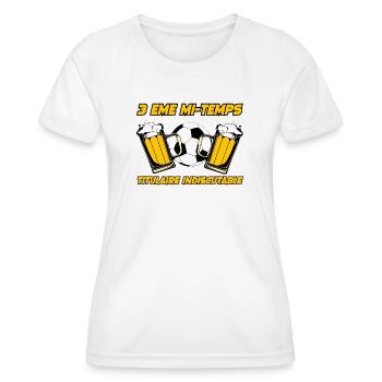 3rd Half - Women's Functional T-Shirt - white - Front - AI Model Female 172 dark (172cm)