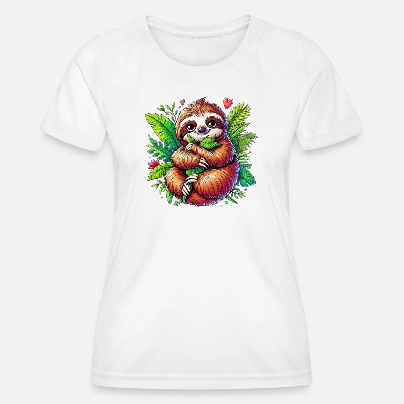 Sloth - Women's Functional T-Shirt - white