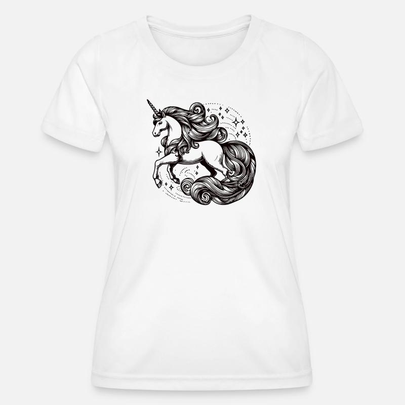 Unicorn Magic Unicorn Dream - Women's Functional T-Shirt - white