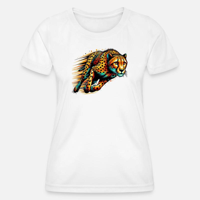 Cheetah - Women's Functional T-Shirt - white