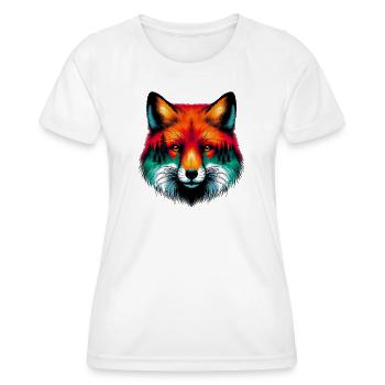 Fox - Women's Functional T-Shirt - white - Front - AI Model Female 172 dark (172cm)