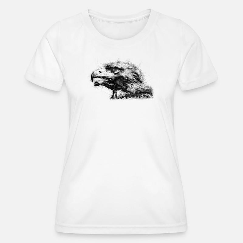 Eagle Head - Women's Functional T-Shirt - white